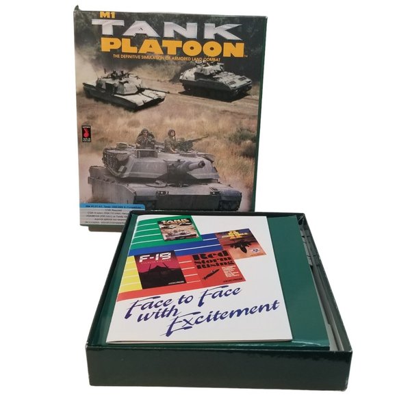 Vintage PC Game Tandy DOS 5.15" Floppy Disc Game: M1 Tank Platoon Micro Prose 98 - Picture 8 of 13